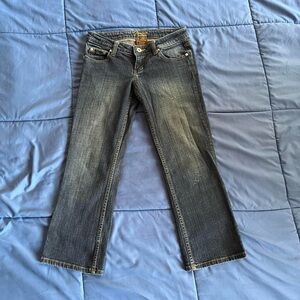 Forever 21 Medium Wash Straight Leg Jeans